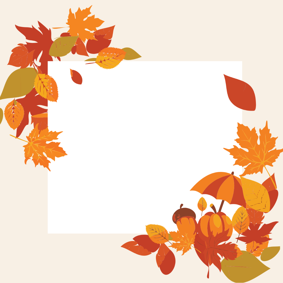 Free fall autumn vector