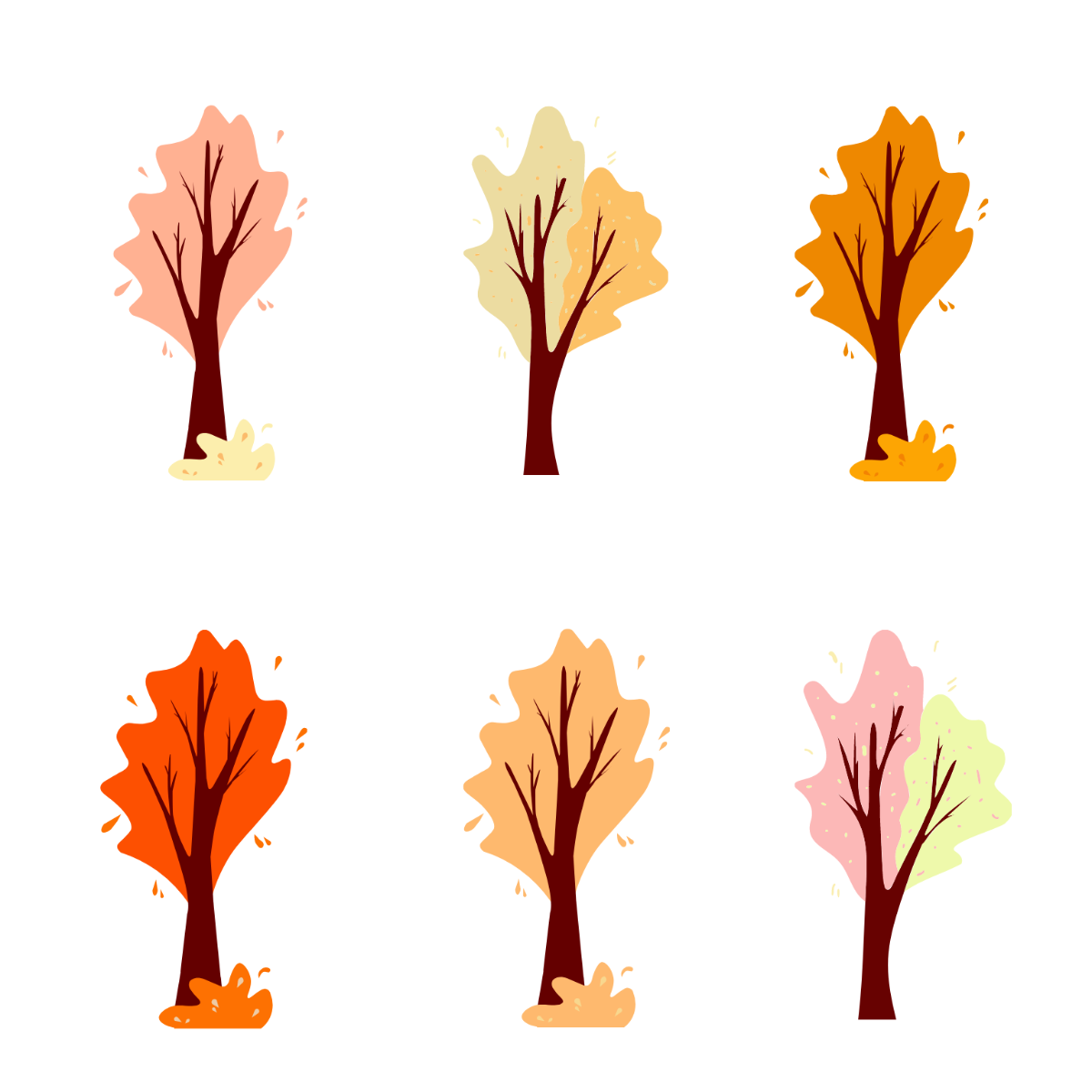 Free fall autumn vector