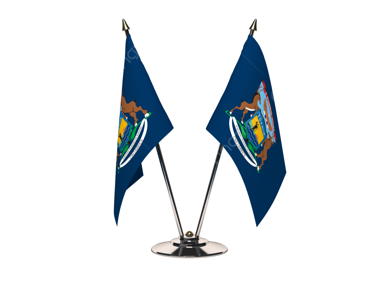 Miniature flag of michigan isolated the americas american states michigan three dimensional shape traditional culture png transparent image and clipart for free download