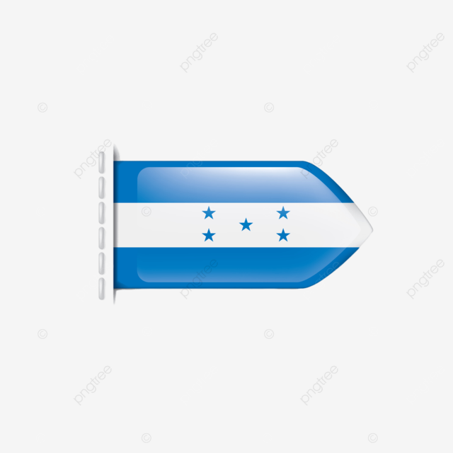 Honduras flag vector hd png images honduras national flag illustration symbol strip emblem world png image for free download