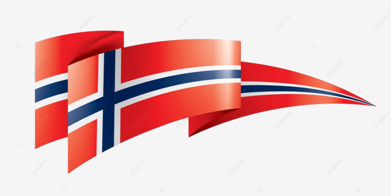 Norway flag clipart transparent background norway national flag ribbon tape world scandinavia isolated png image for free download