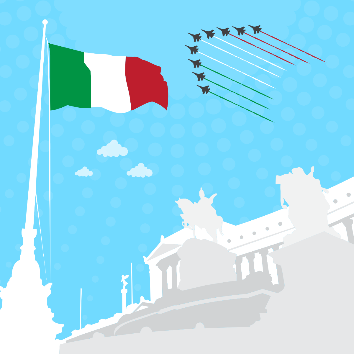 Free italy liberation day design