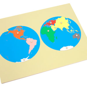 Montessori world map