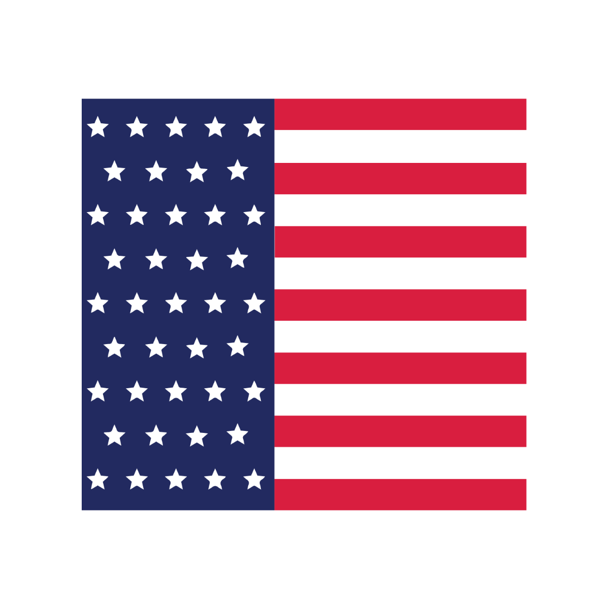 Free american flag vector