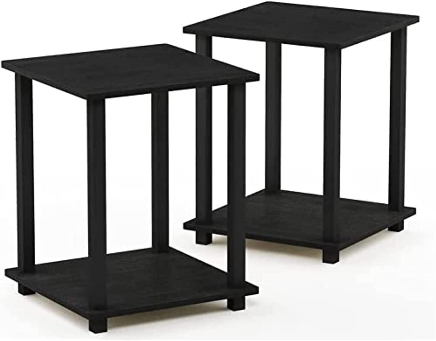 Simplistic set of end table americanoblack