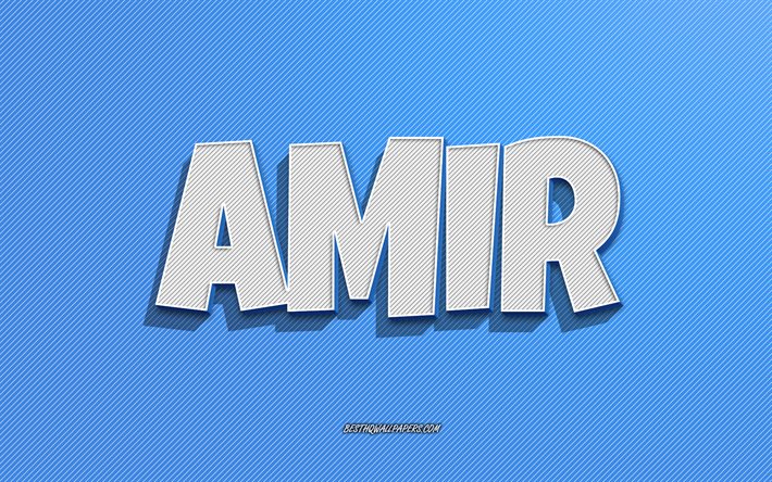 Download wallpapers amir blue lines background wallpapers with names amir name male names amir greeting card line art picture with amir name for desktop free pictures for desktop free