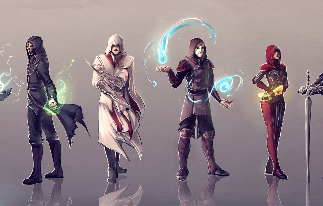 Wallpaper mass effect assassins creed the elder scrolls v skyrim dishonored corvo attan amon ezio auditore da firenze kasumi goto lord of the rings nazgul avatar the legend of korra images for