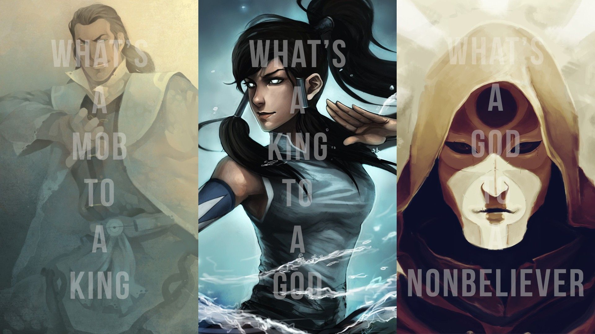 Korra the legend of korra avatar amon tarrlok wallpaper no legend of korra korra avatar