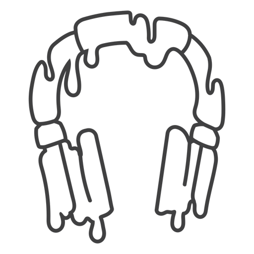 Headphones png designs for t shirt merch