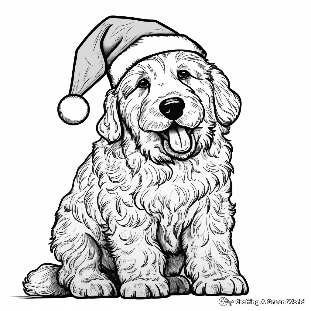 Golden doodle coloring pages