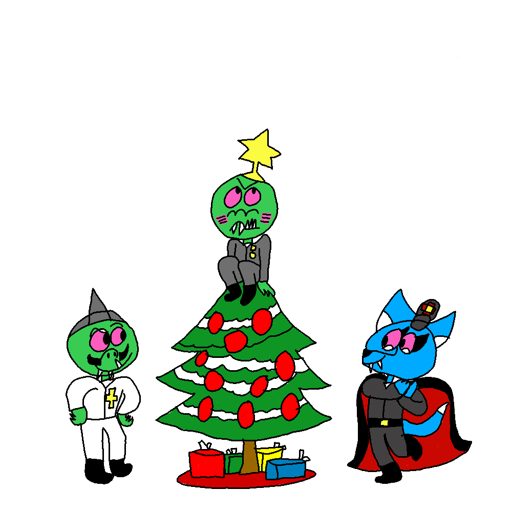 The special three celebrate christmas by ilovegrunt on