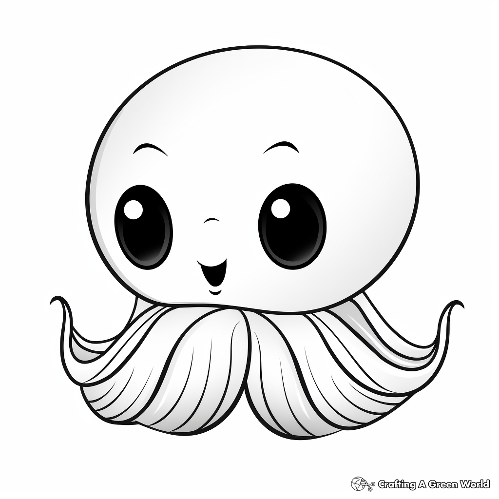 Baby octopus coloring pages