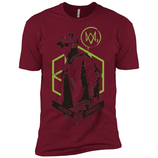 Watch dogs hacker services mens premium t