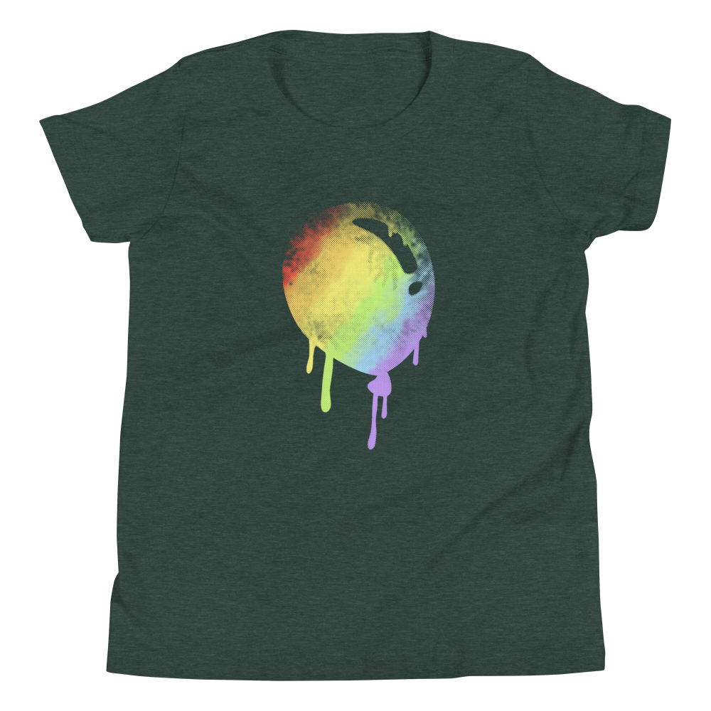 Bloon spray paint shirt youth â ninja kiwi