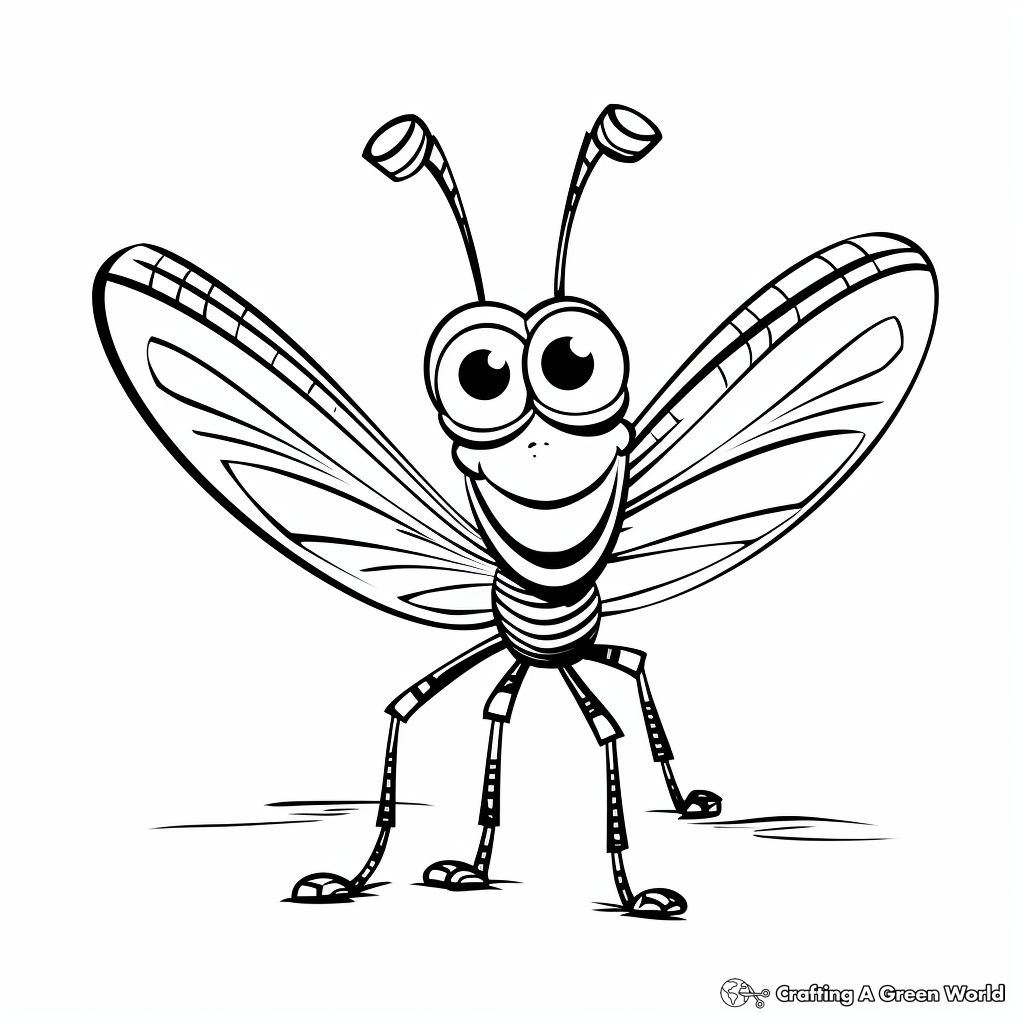 Locust coloring pages