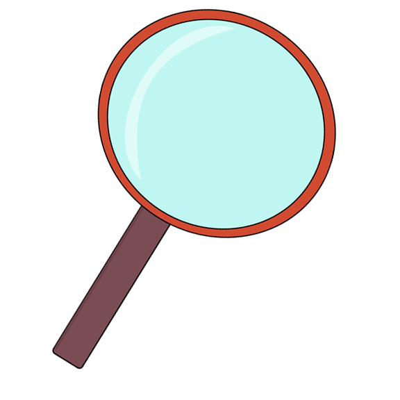 Magnifying glass clipart