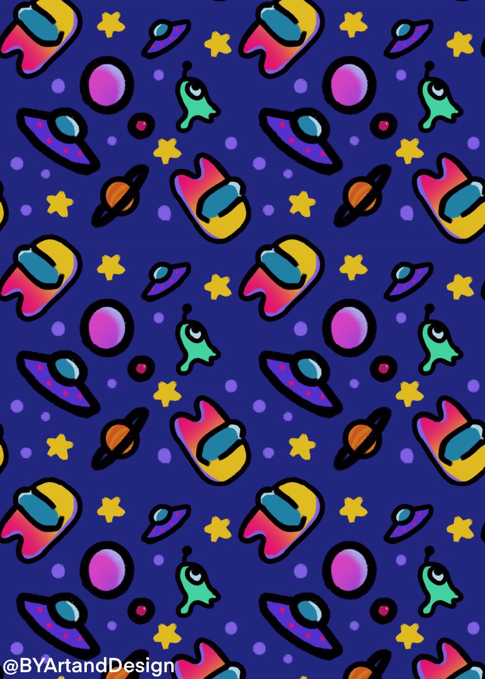 Bashful yammering on messing around with patterns and made some funky among us wallpapers ððâï amongusgame amongus wallpaper httpstcozqhlezo