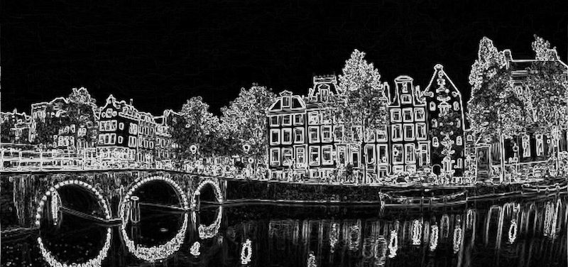 Wallpaper amsterdam black