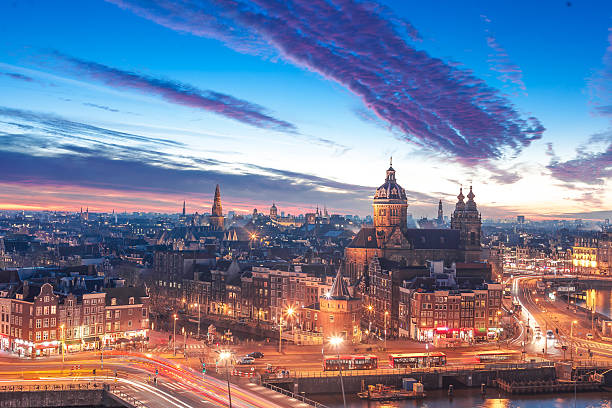 Amsterdam skyline stock photos pictures royalty