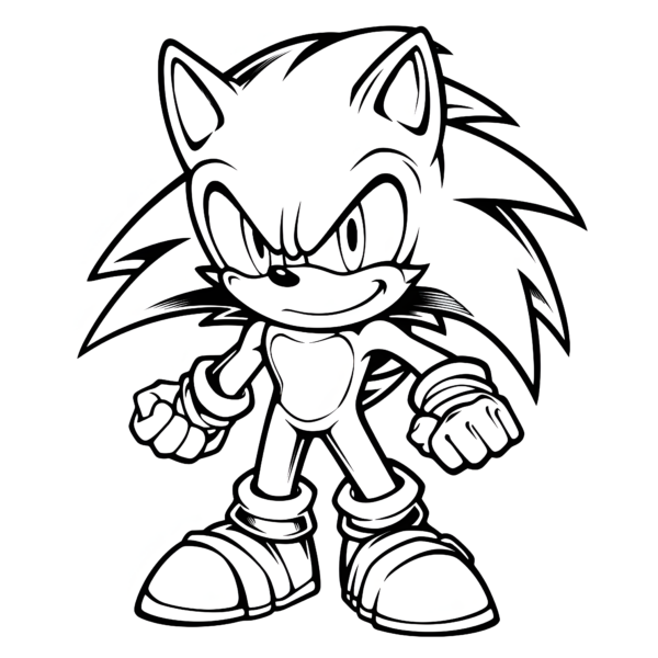 Sonic the swiftwind ausmalbild