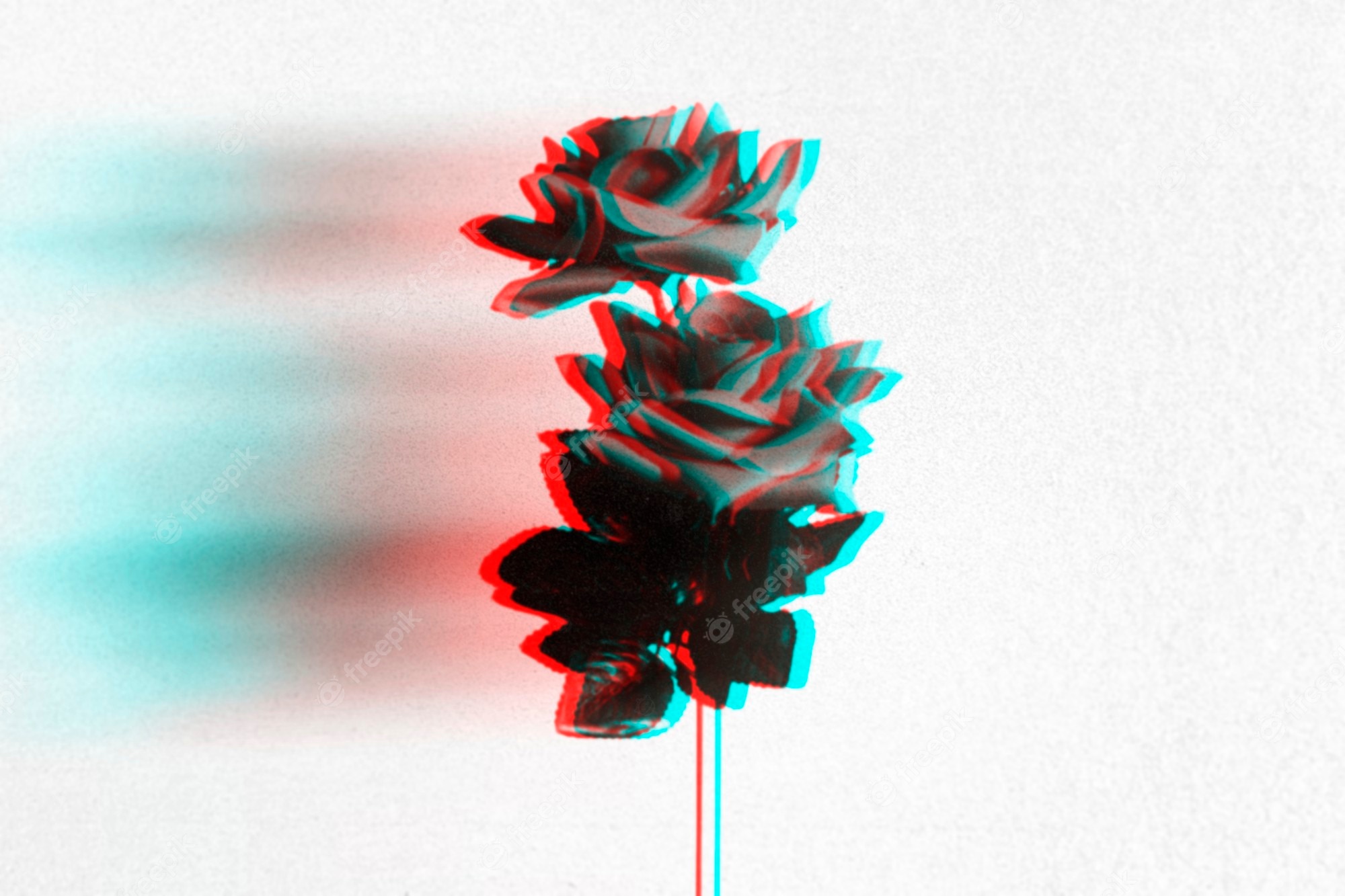 15.rose wallpaper anaglyph 3d background 53876 126887