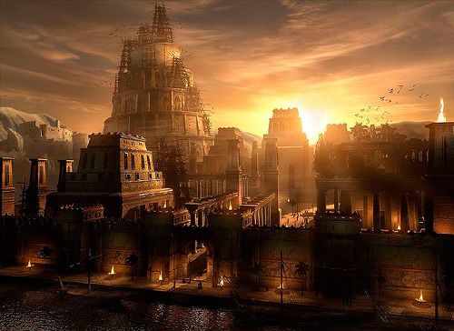 Sunset in babylon by raphael lacoste egypt civilization ancient egypt civilization ancient kingdom