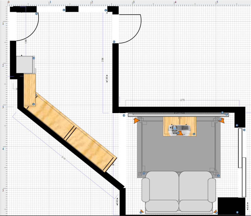 Help with very small media living room design avs forum