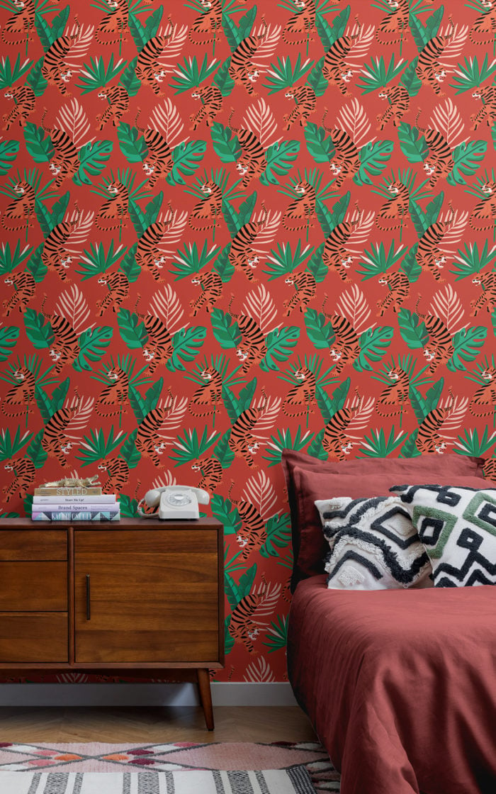 Wallpaper designs inspired by wes anderson