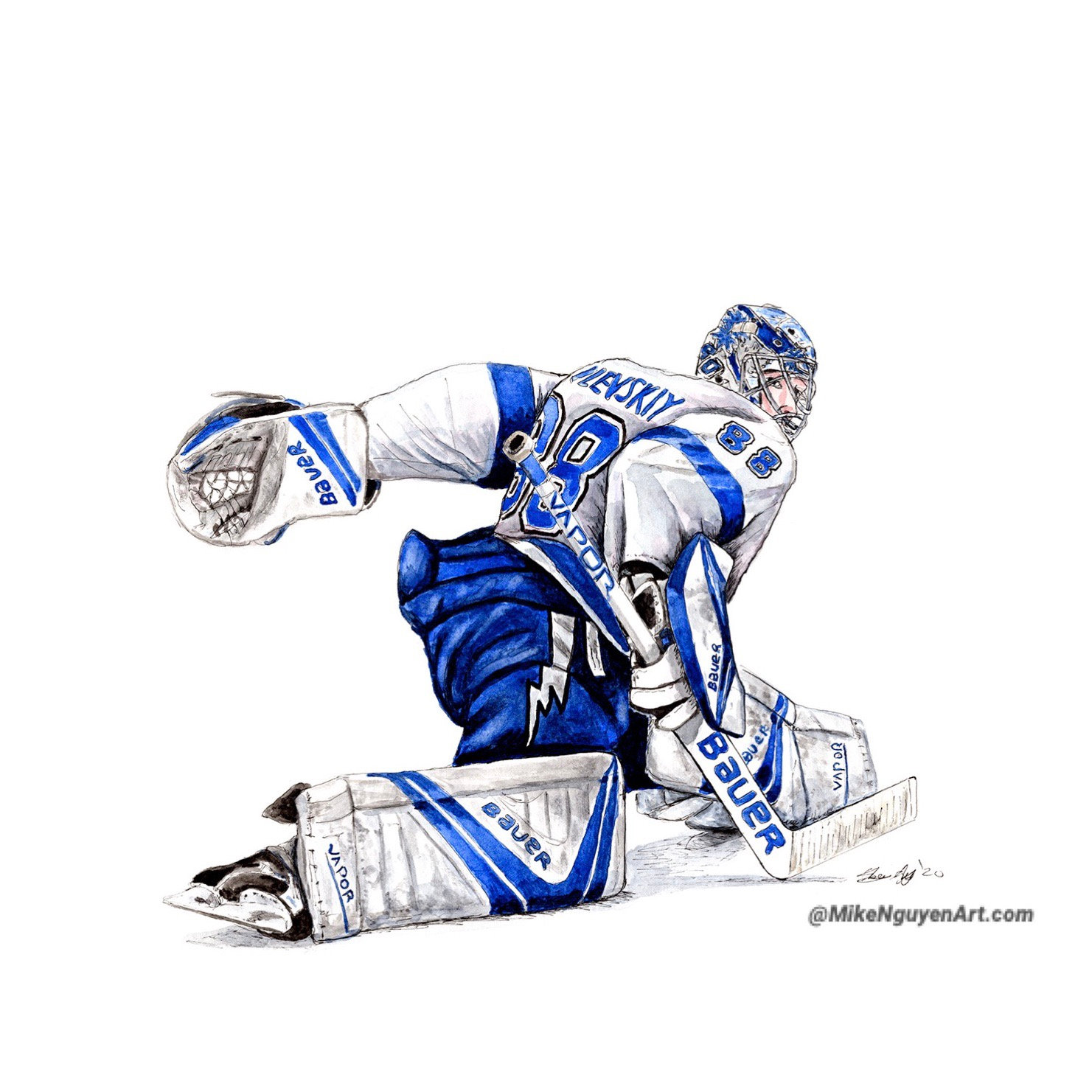 Where Hockey Meets Art — wallpapers • andrei vasilevskiy (gasparilla