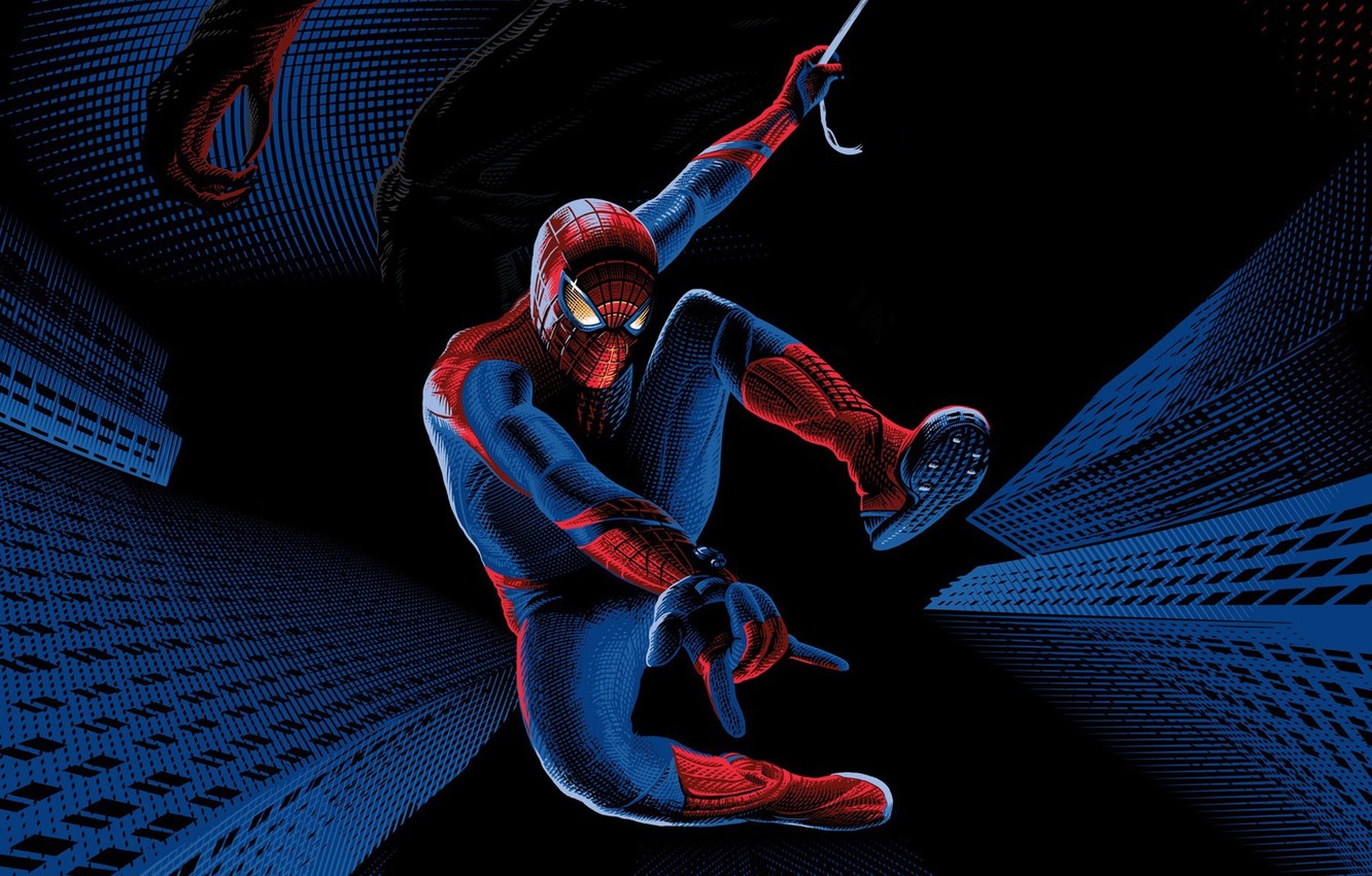 Wallpaper web lizard costume superhero the amazing spider