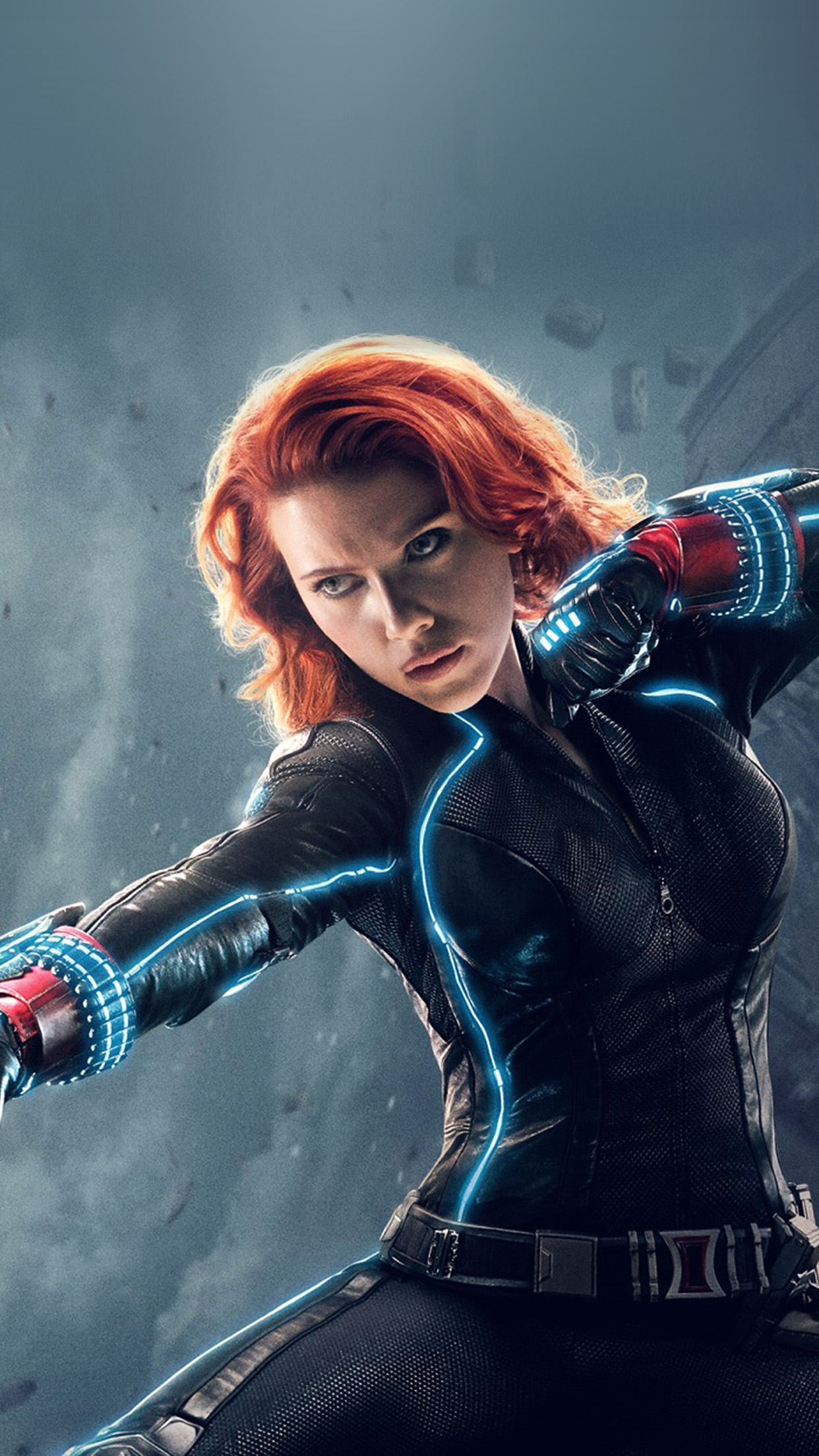 Avengers age of ultron black widow hero film android wallpaper