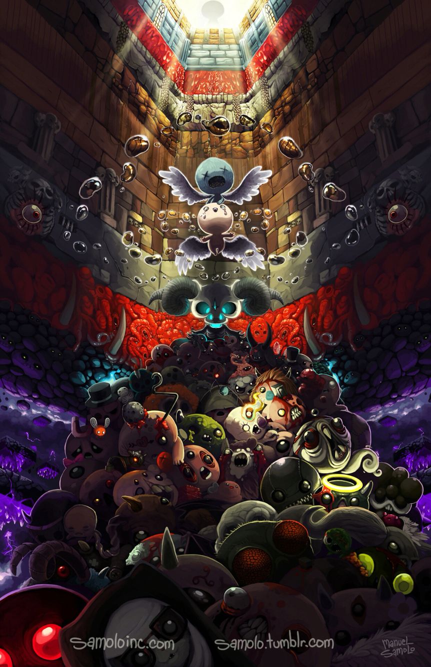 The binding of issac afterbirth the binding of isaac game art isaac