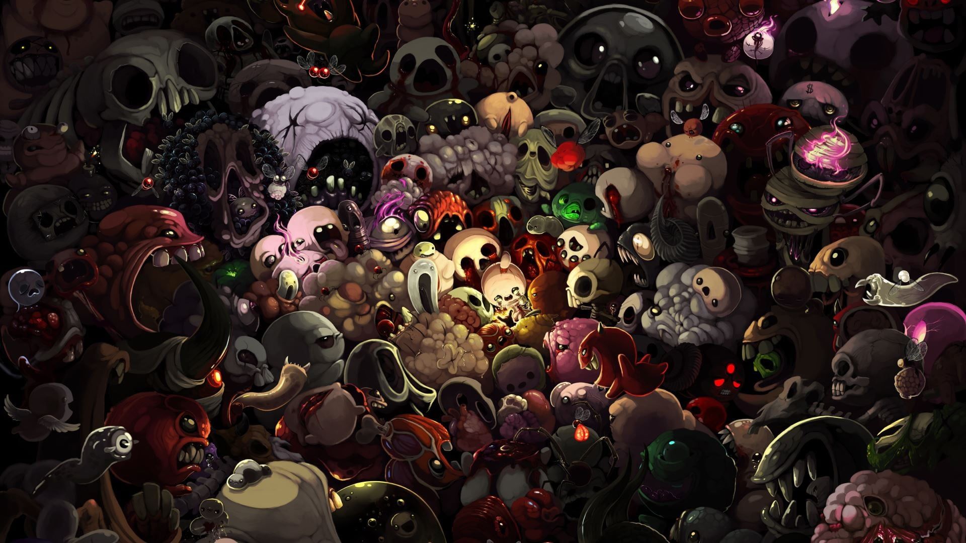 Monster illustrations the binding of isaac p wallpaper hdwallpaper desktop the binding of isaac gaming wallpapers pc games wallpapers