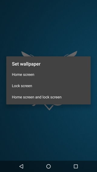 How to set a different wallpaper for the lock screen and home screen in android