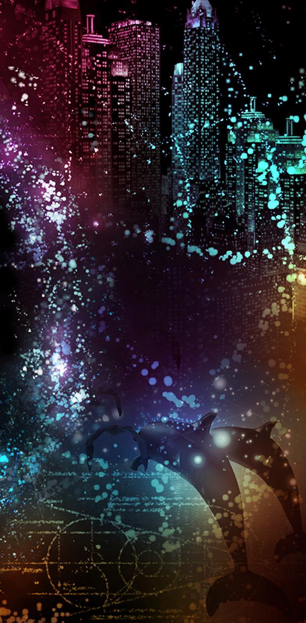 Tetris effect wallpaper by enkeria