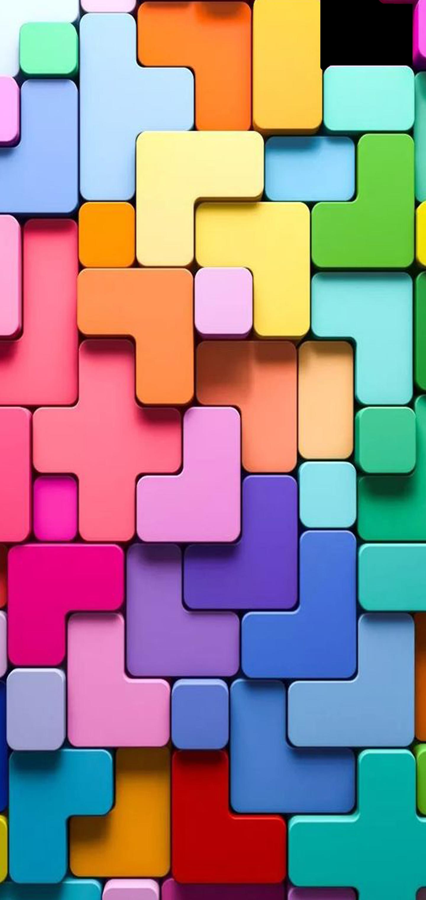 Colorful tetris blocks by zryan ranya galaxy s hole