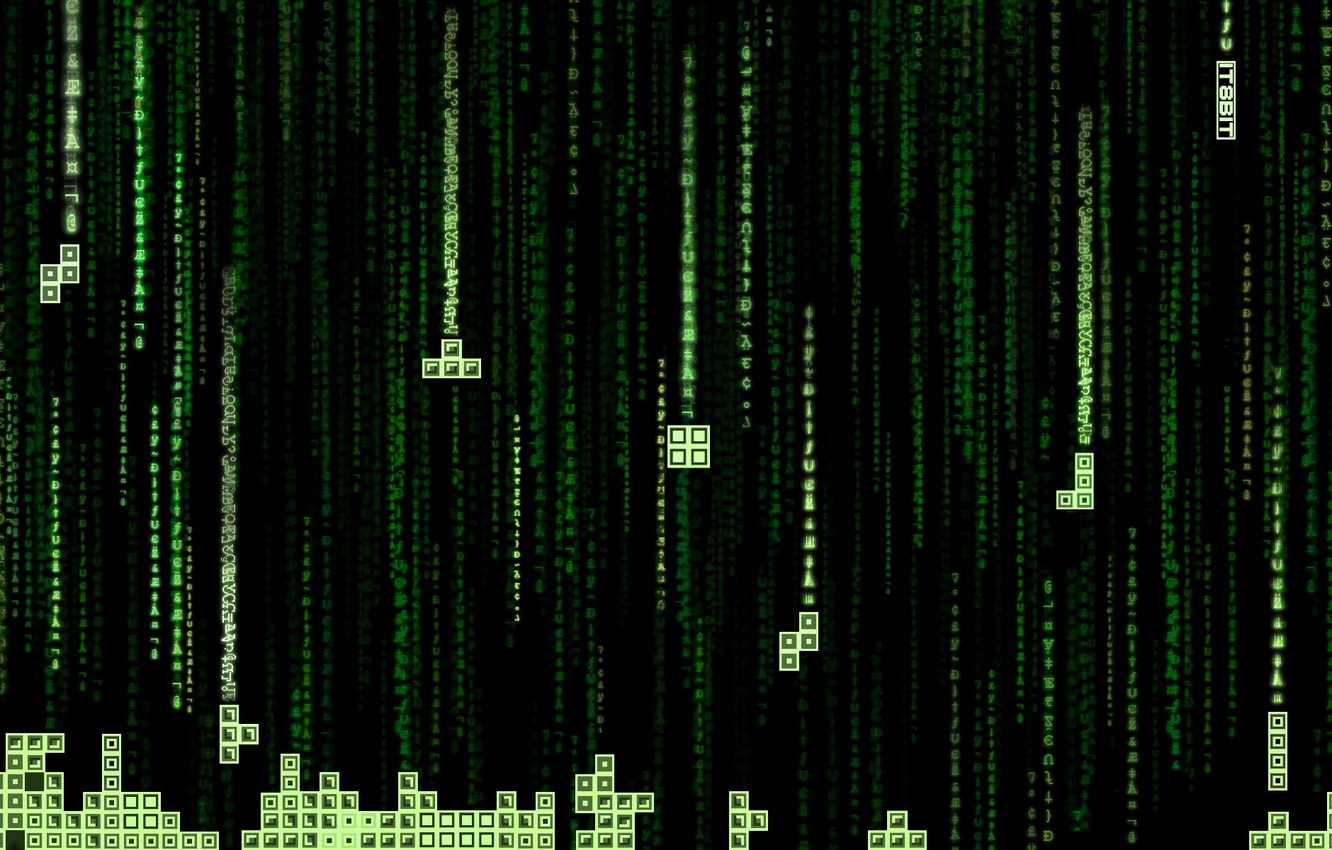 Wallpaper green matrix tetris images for desktop section ððððððððð