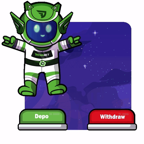 Space robot sticker