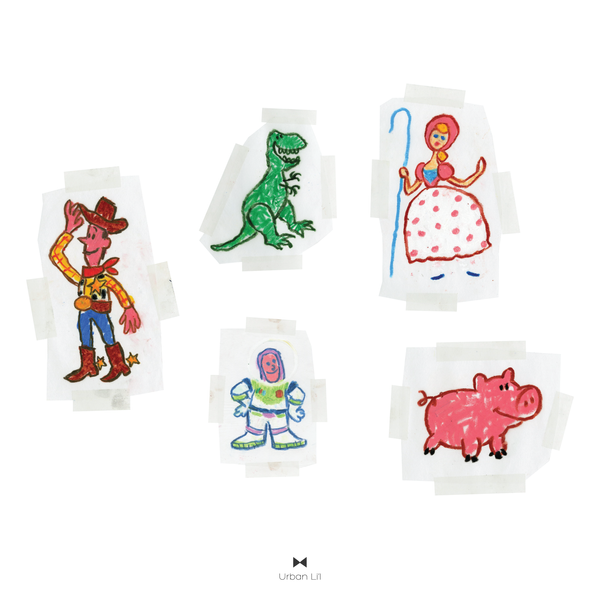 Urban lil disney toy story jessie cowgirl fabric decal