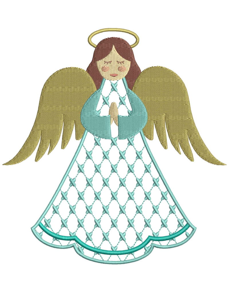 Chic angel for embroidery â shuler studio