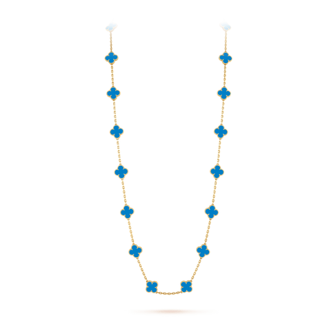 Vintage alhambra long necklace motifs â lux afrique