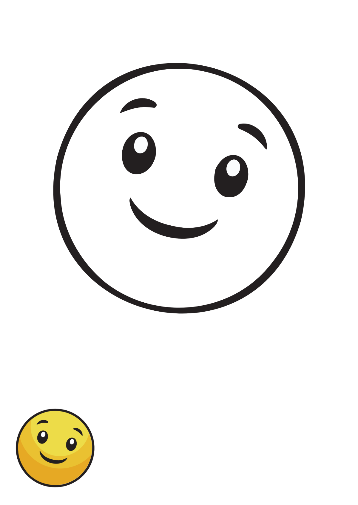 Free smiley page