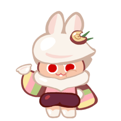 Moon rabbit cookie