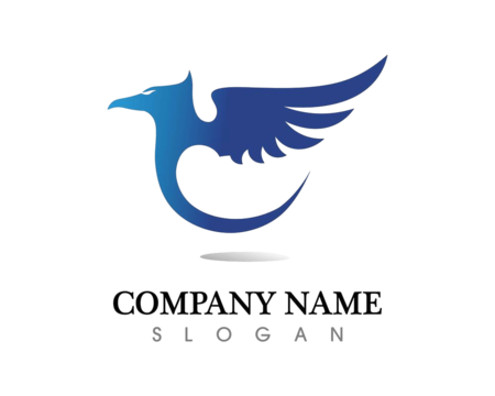 Eagle logo falcon vector hd images falcon eagle bird logo template vector icon soaring armor angel png image for free download