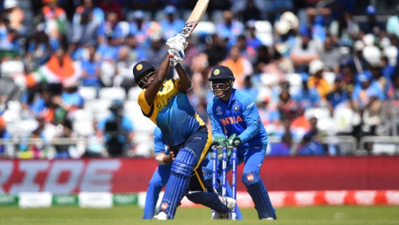 Angelo mathews bees second sri lankan batsman to score a century against india in a world cup match