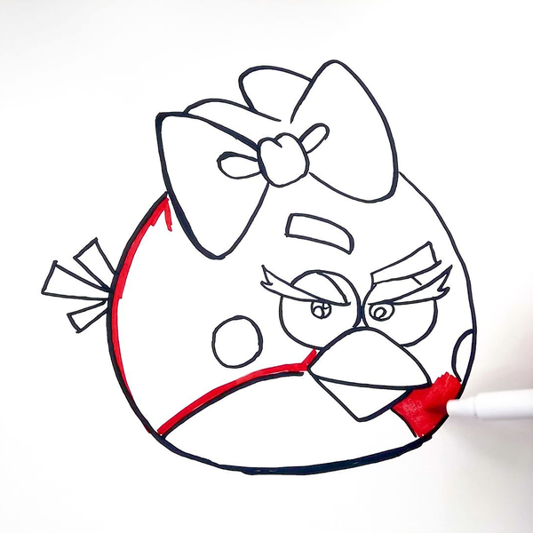 Ææçåé ååéangry bird girl coloring pages angry birds åååå