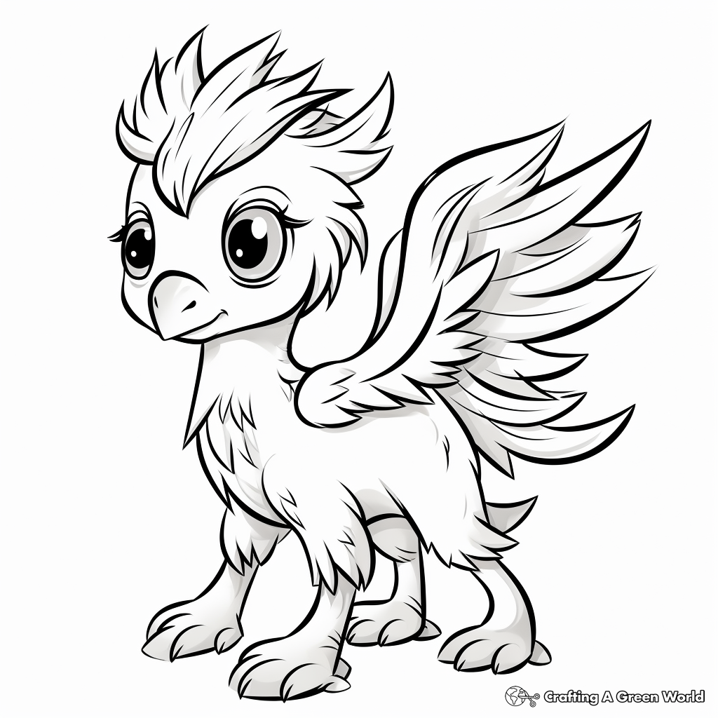 Hippogriff coloring pages