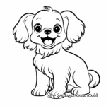 Cavalier king charles spaniel coloring pages