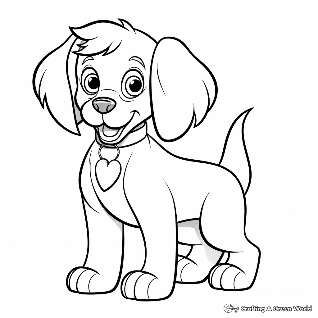 Cavalier king charles spaniel coloring pages