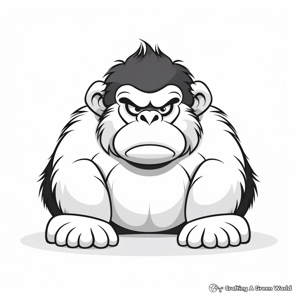 Grumpy monkey coloring pages